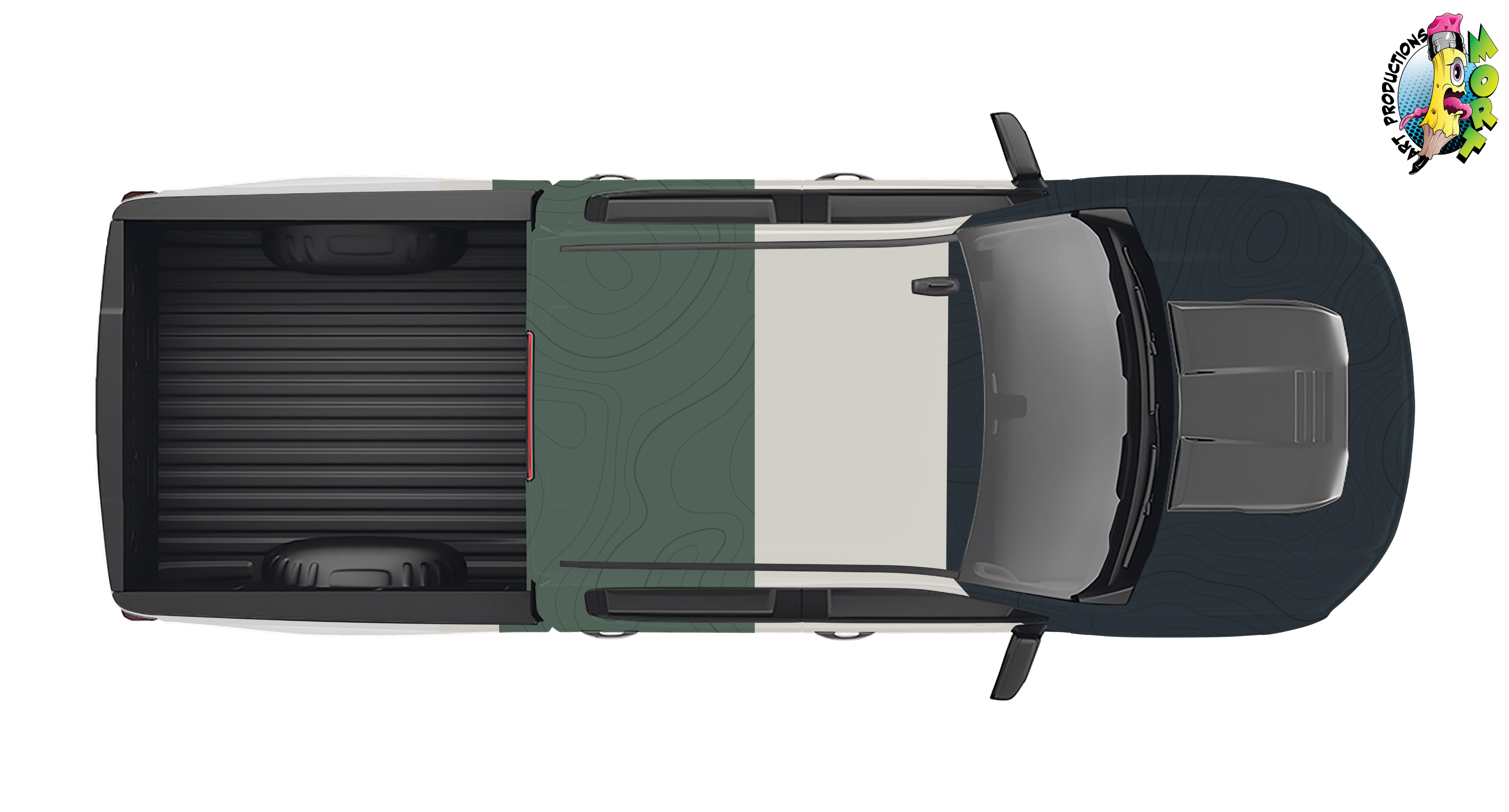 North Bound wrap top view